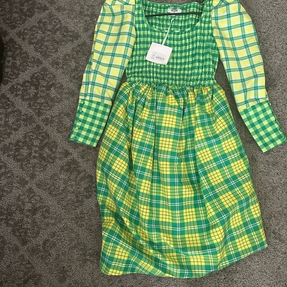 Plaid Christopher John Rogers dress size: small - Picture 4 of 4